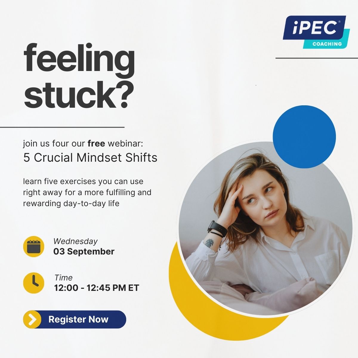 5 Mindset Shifts webinar ad creative 1